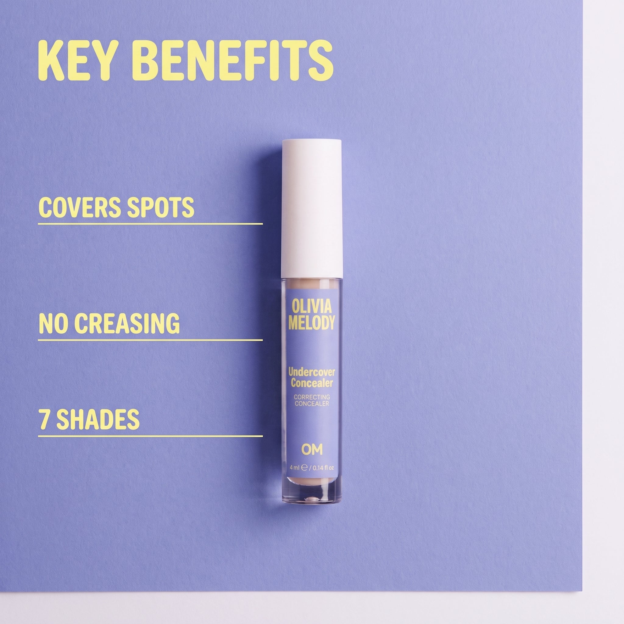 Undercover Concealer — Correcting, Crease-Resistant — Olivia Melody