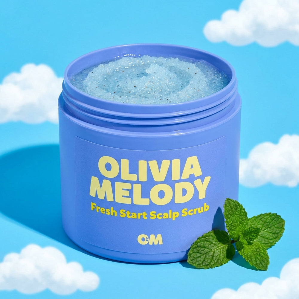 Fresh Start Scalp Scrub — Rosemary + Mint Deep Cleanse — Olivia Melody