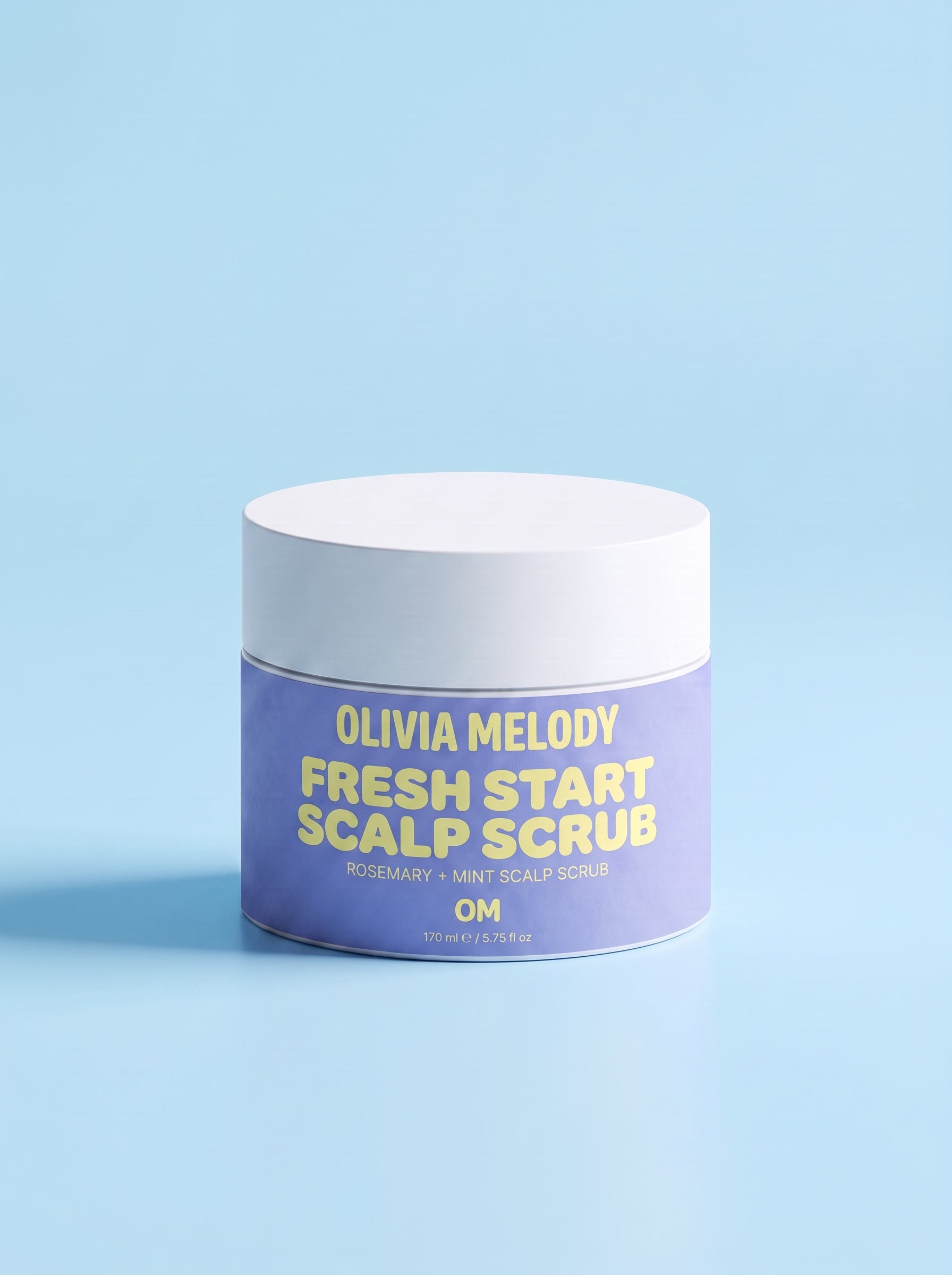 Fresh Start Scalp Scrub — Rosemary + Mint Deep Cleanse — Olivia Melody