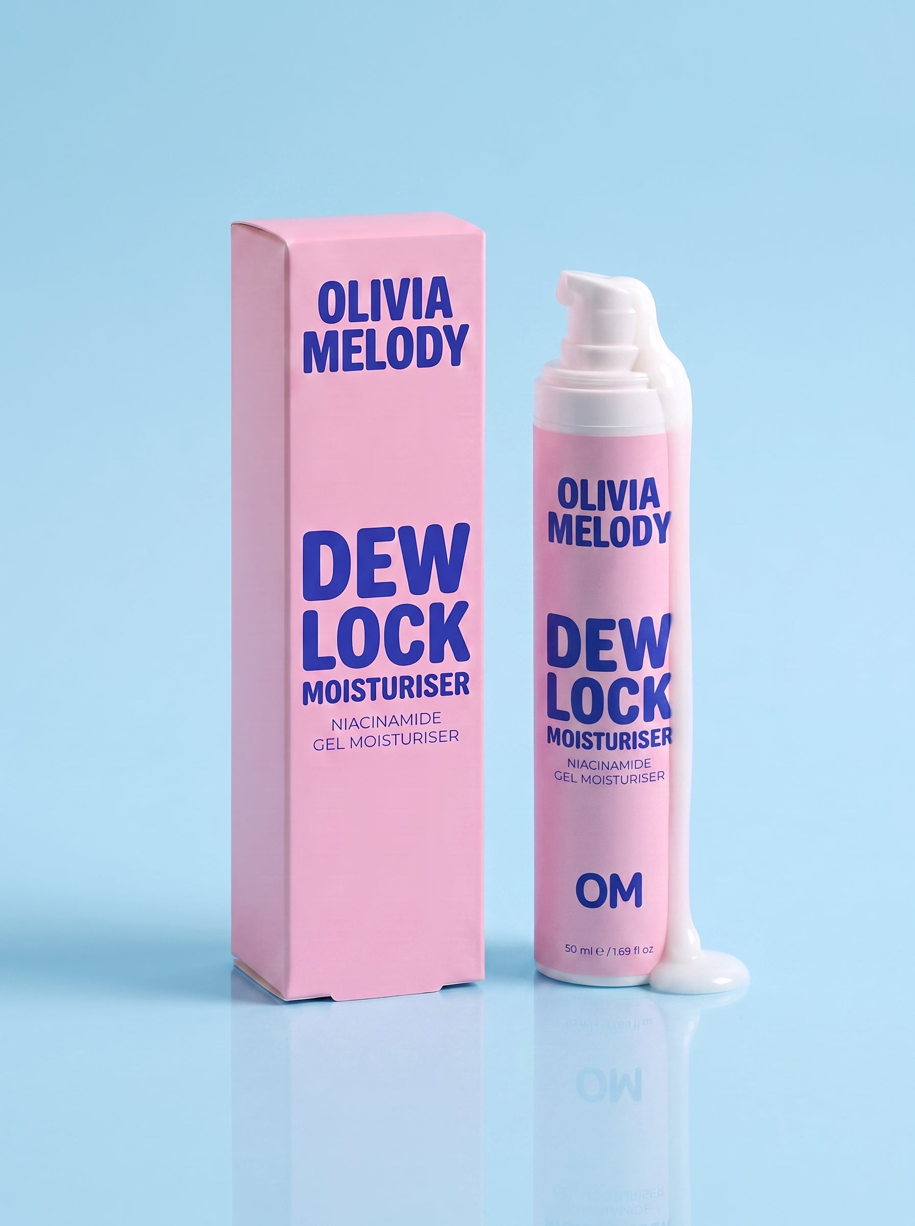 Dew Lock Moisturiser — Niacinamide Gel, for Glass-Skin Hydration — Olivia Melody