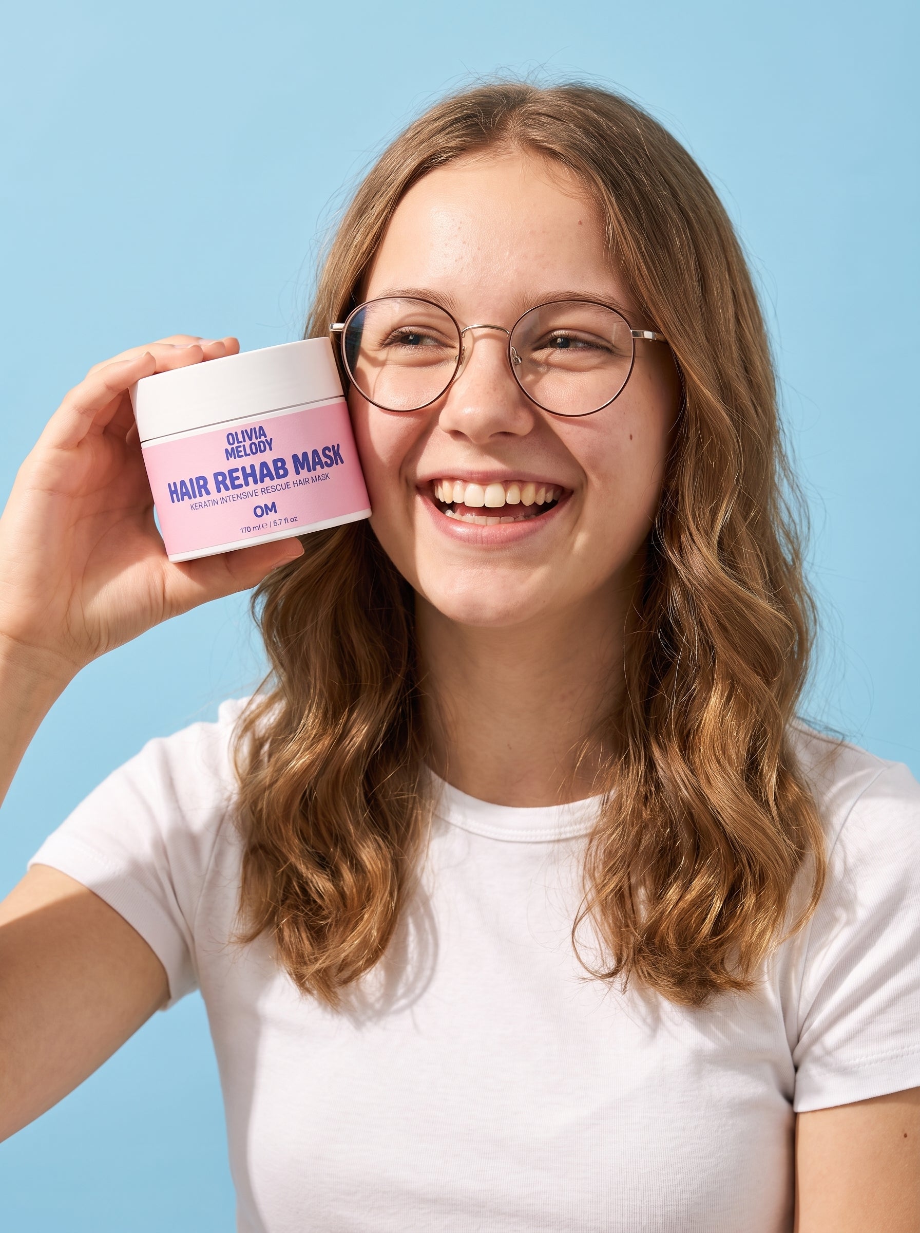 Hair Rehab Mask — Keratin Intensive Rescue, for Stressed Lengths — Olivia Melody