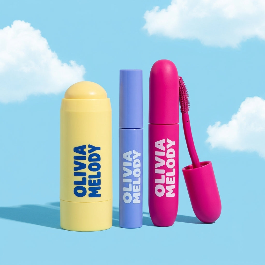 The School Bag Kit — CC Stick + Concealer + Mascara — Olivia Melody