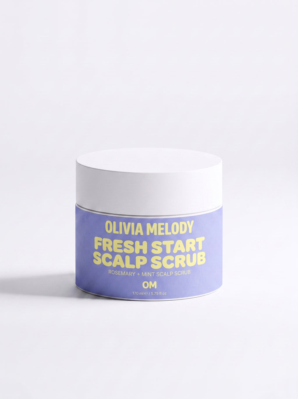 Fresh Start Scalp Scrub — Rosemary + Mint Deep Cleanse — Olivia Melody
