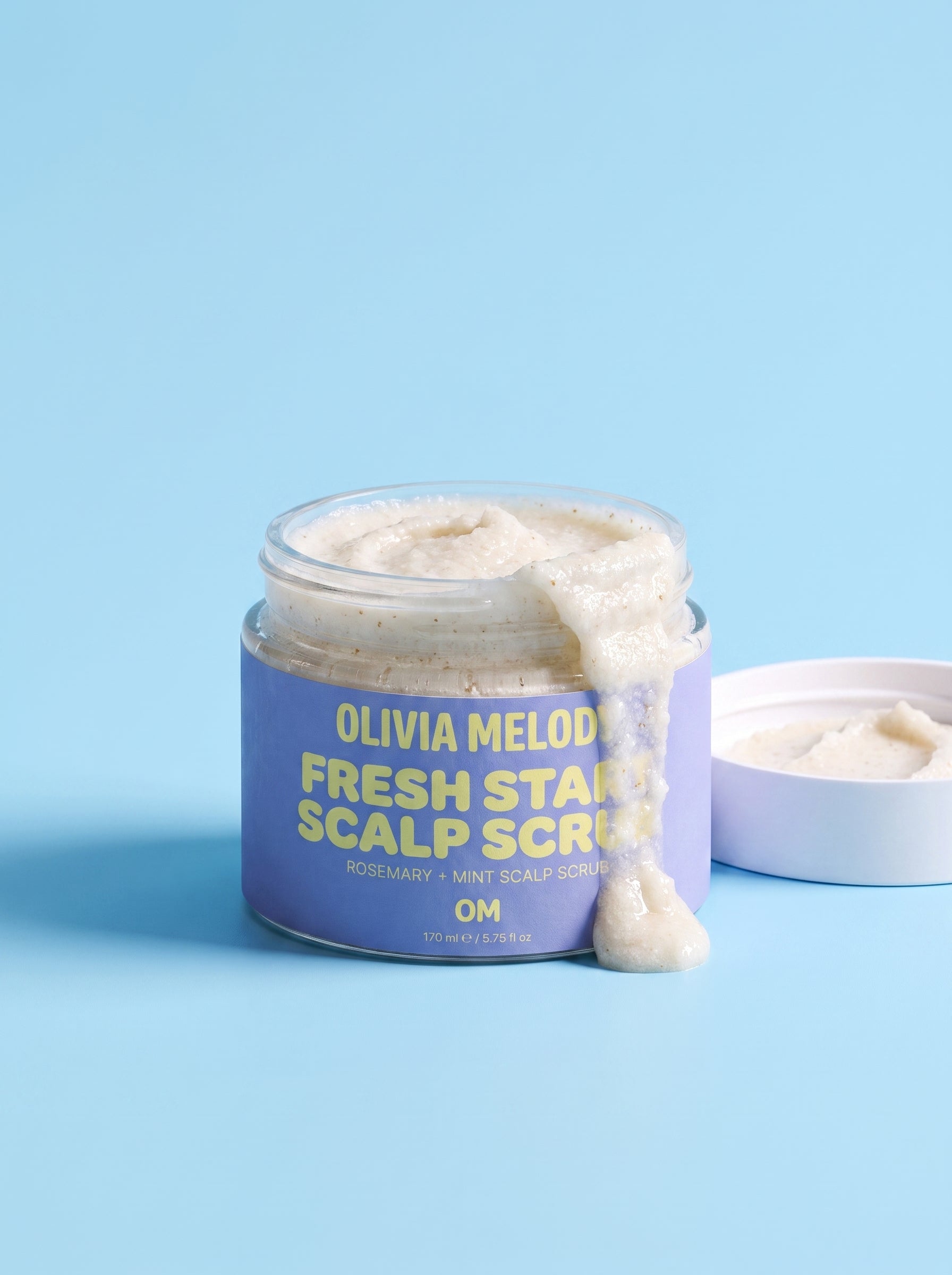 Fresh Start Scalp Scrub — Rosemary + Mint Deep Cleanse — Olivia Melody
