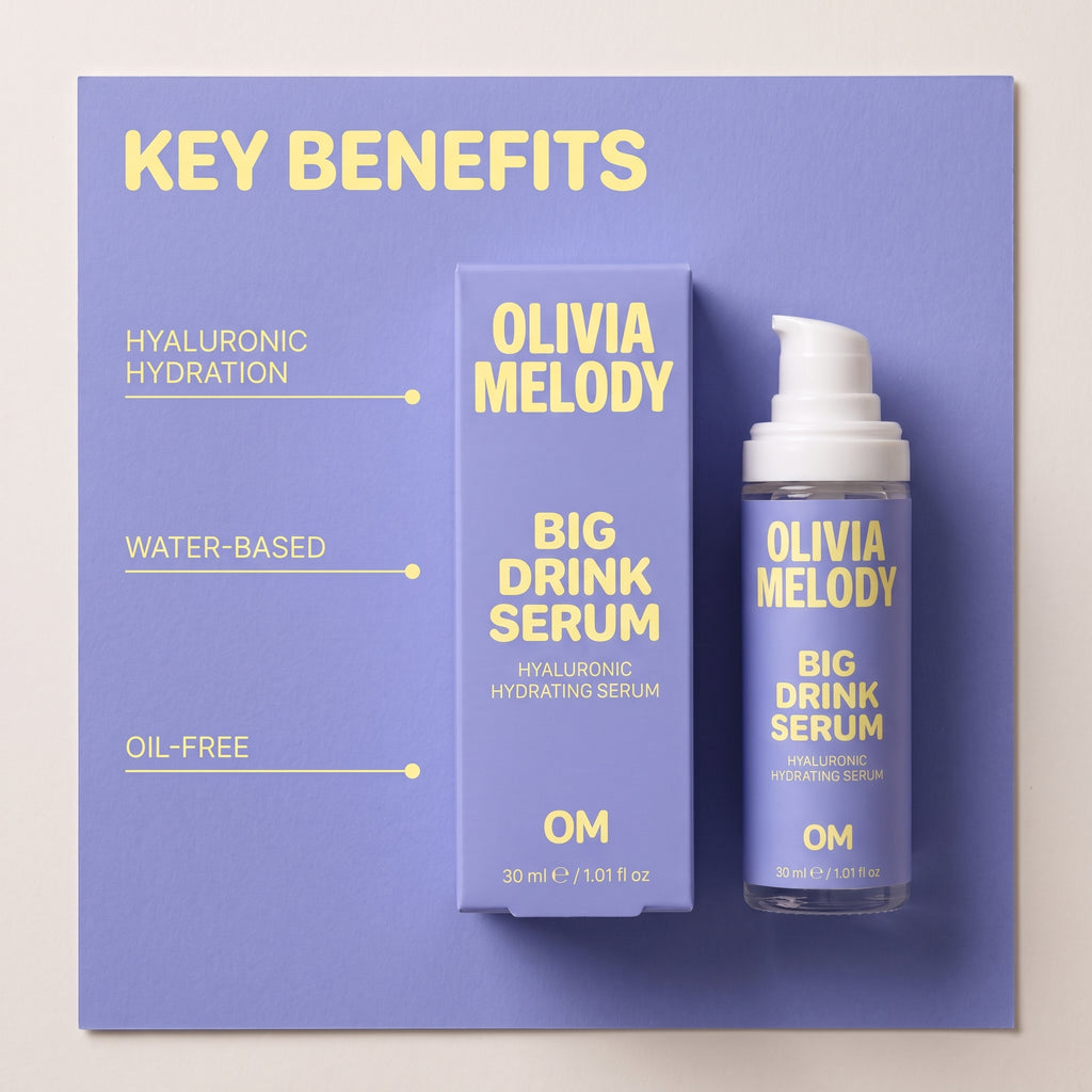 Big Drink Serum — Hyaluronic Acid, for Thirsty Skin — Olivia Melody